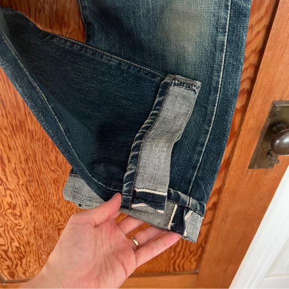 Vintage Levi’s 502xx 90s Japanese Selvedge Distressed Big E denim jeans. - Picture 6 of 13